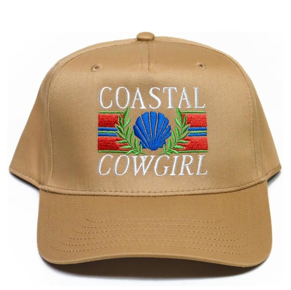 Tan Coastal Cowgirl Trucker Hat